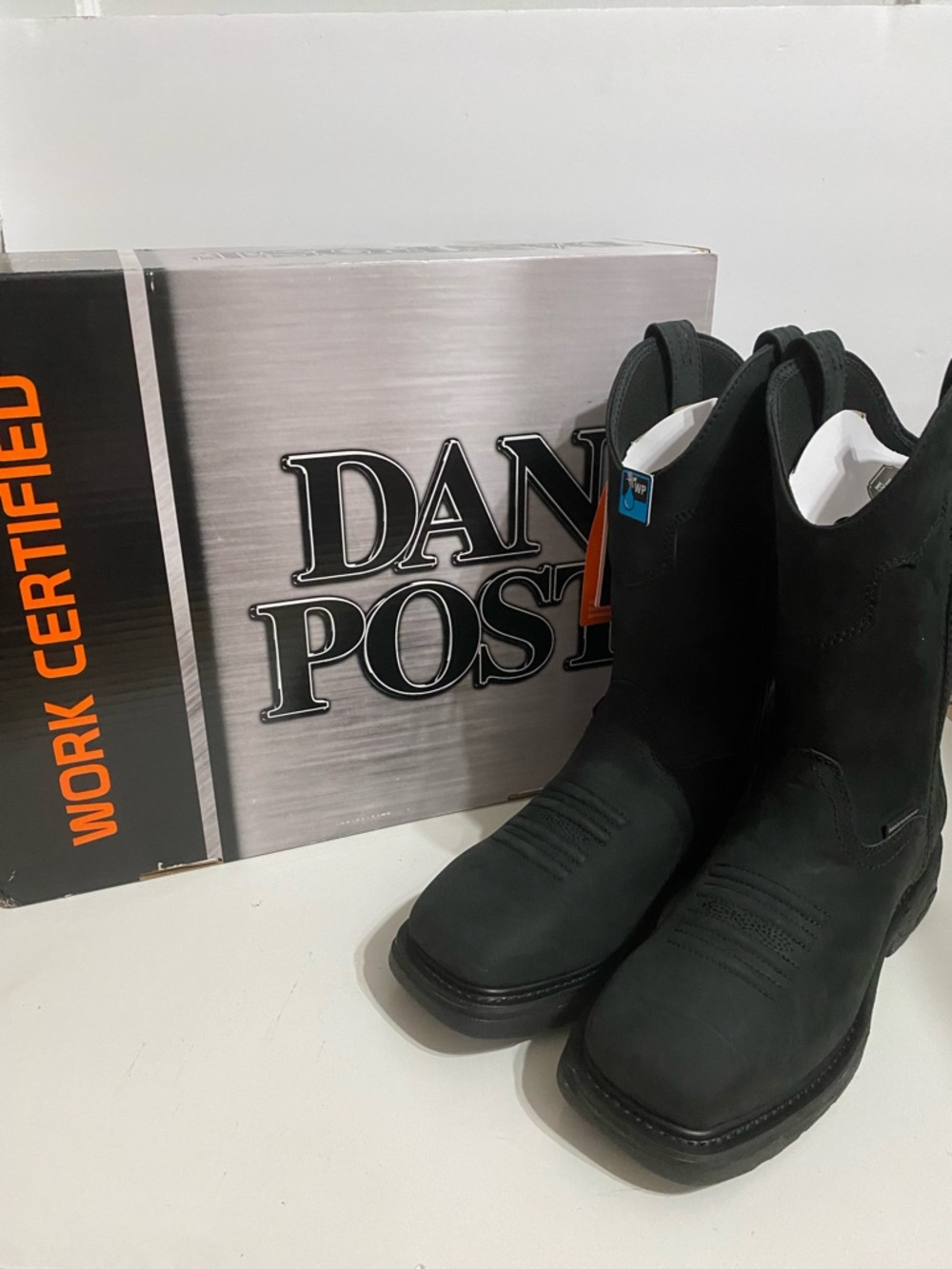 Dan Post Blayde 11” Work Boots DP66450 Black Waterproof Soft Toe Men’s Size 7D